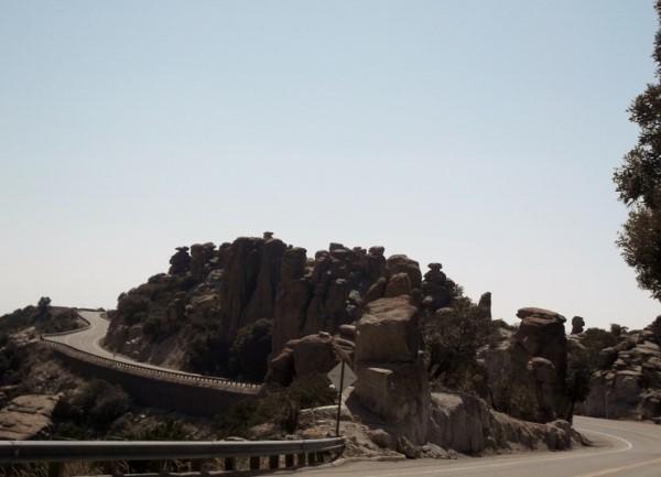 huge rocks on Mount Lemmon